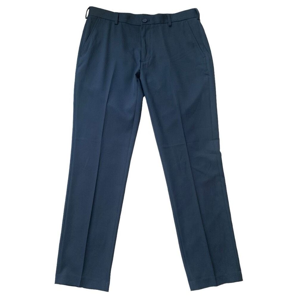 IZOD Flat Front Dress Pants Size 34X32 Slim